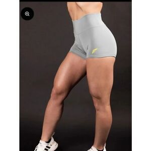 NWT Flag Nor Fail Vivid shorts gray yellow size small